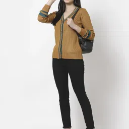 Club York Mustard Regular Fit Cardigan image 4