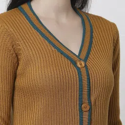 Club York Mustard Regular Fit Cardigan image 5