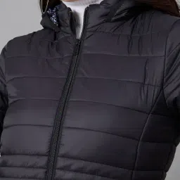 Club York Black Polyester Regular Fit Casual Jackets image 5