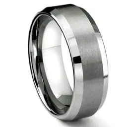 Peora Tungsten Band Finger Ring-image-4