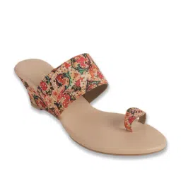 Metro Women Beige Toe Ring Sandals-image-28
