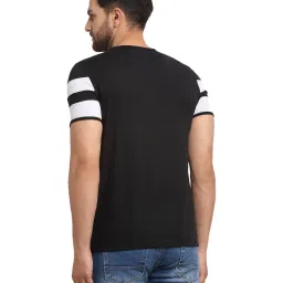 Vimal Jonney Black & Grey Regular Fit Striped T-Shirt - Pack of 2 image 2