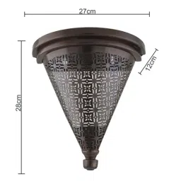 Homesake Copper Moroccan Cone Wall Lamp - Set of 1 image 4