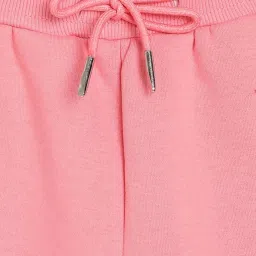 Blue Giraffe Kids Baby Pink Floral Print Joggers image 3