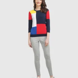 United Colors of Benetton Grey Regular Fit Leggings image 4