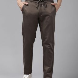 Blackberrys Men Coffee Brown Phoenix Slim Fit Trousers-picture-33