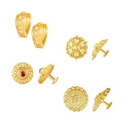 VIVASTRI Women Gold-Plated Alloy Earrings-picture-26
