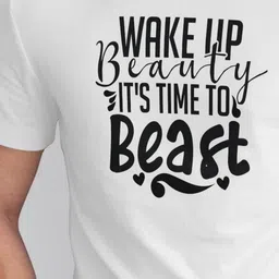 Seekbuylove Typography Printed Round Neck Cotton Bio Finish Regular Fit T-shirt image 5