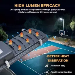 FORUS 40 W Led Street Light IP66 Cool White (Pack of 4) image 5