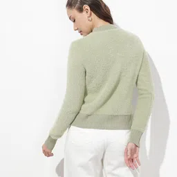 The Roadster Life Co. Fuzzy Detail Cardigan Sweater image 3