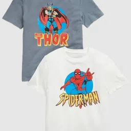 GAP Pack Of 2 Boy's Character-Inspired Printed Crew Neck T-shirt-picture-33
