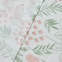 Westside Home Multicolour Foliage Pattern Queen Bed Sheet Set image 3