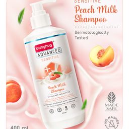 Babyhug Advanced Sensitive Peach Milk Shampoo - 400 ml-image-11