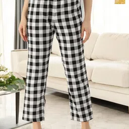 Kryptic Pack Of 2 Pure Cotton Mid-Rise Lounge Pants-image-95