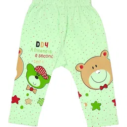 PALMLON Infants Pack Of 5 Printed Cotton Track Pants image 5