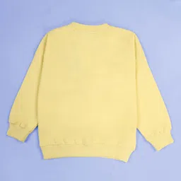 Kiddopanti Fleece Knit Full Sleeves Space Theme & Graphiti Art Printed Light Winter Sweatshirt With Track Pants Set - Royal Blue & Black image 5