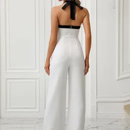 StyleCast Halter Neck Sleeveless Basic Jumpsuit image 5
