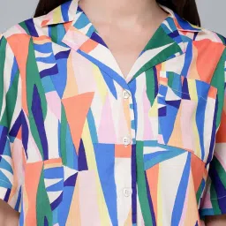 Style Quotient Multicolored Printed Shirt image 5