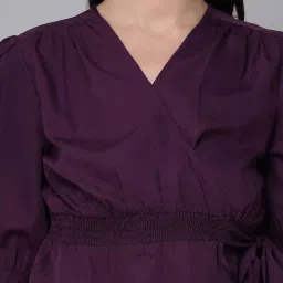 Style Quotient Purple Regular Fit Top image 5