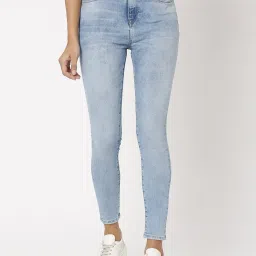 Spykar Blue High Rise Jeans image 1