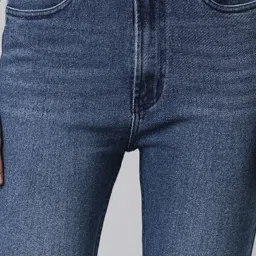 showoffff SHOWOFF Blue Denim Regular Fit Mid Rise Jeans image 5