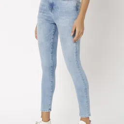 Spykar Blue High Rise Jeans image 3