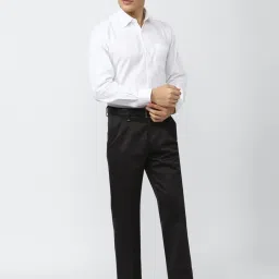 Van Heusen Black Regular Fit Trousers image 5