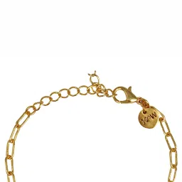 Joker & Witch 18k Gold-Plated Capricorn Zodiac Flexible fit Bracelet image 5