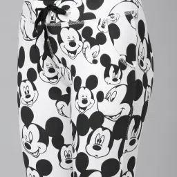 showoffff SHOWOFF White Printed Mid Rise Trackpants image 5