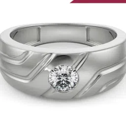 EMORI White Gold Tuscan Lab Grown Diamond Ring for Him-picture-33