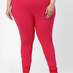 Melon by PlusS Pink Regular Fit Leggings image 1