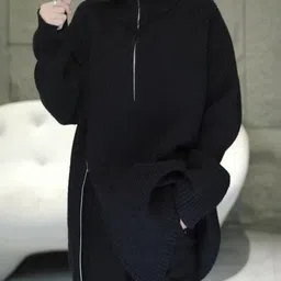 KPOP Women Longline Pullover-image-96