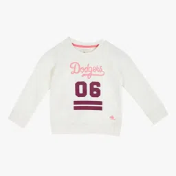 Cherry Crumble By Nitt Hyman Kids Off White Printed Sweatshirt image 1
