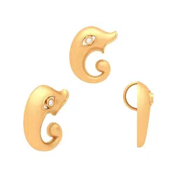 P.C. Chandra Jewellers 22k Yellow Gold Studded Clear-cut Gem Pendant image 5