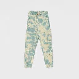 Fame Forever by Lifestyle Kids Green Printed Jogger Fit Joggers image 1