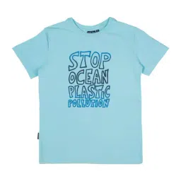 Gini & Jony Kids Blue Printed T-Shirt-picture-40