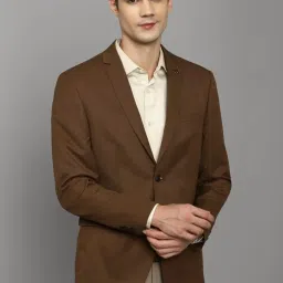 Allen Solly Brown Slim Fit Blazer image 1