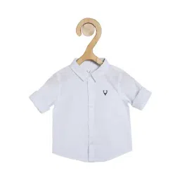 Allen Solly Junior White Solid Shirt-picture-21