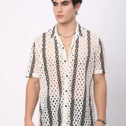 VASTRADO Core Fashion Multi Self Design Shirt image 1