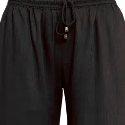 PATRORNA Black Mid Rise Regular Fit Modern Palazzos image 5