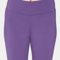 Zelocity by Zivame Purple Quick Dry Tights image 5