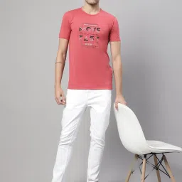 Vimal Jonney Anthra Grey & Pink Printed Lounge T-Shirt - Pack of 2 image 5