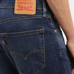 Levi's 512 Blue Cotton Tapered Fit Jeans image 5