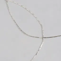 Zavya 92.5 Sterling Silver Sleek Minimal Chain Pair of Anklet image 5