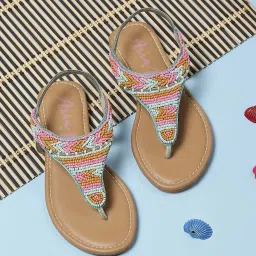 Aria Nica Kids Jia Multicolor Thong Sandals image 1
