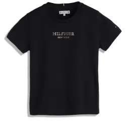 Tommy Hilfiger Kids Navy Logo Regular Fit T-Shirt image 1