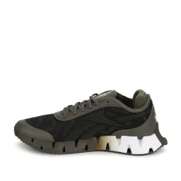 Reebok Men's ZIG DYNAMICA 3.0 Olive & Black Running Shoes image 3