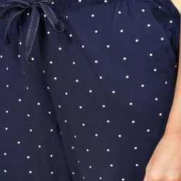 Dreamz by Pantaloons Navy Cotton Polka Dots Pyjamas image 5