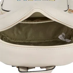 Forever Glam by Pantaloons Beige Printed Medium Backpack image 5