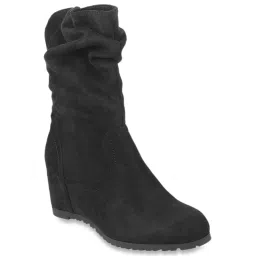 Metro Women's Black Wedge Booties image 1